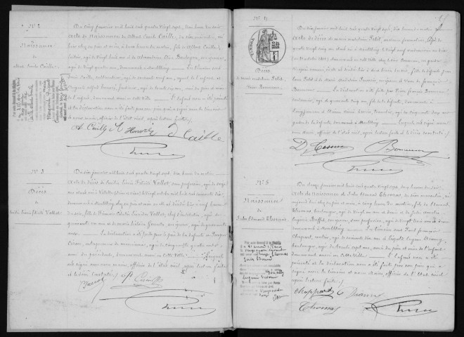 MONTLHERY. Naissances, mariages, décès : registre d'état civil (1887-1891). 