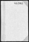 Conservation des hypothèques de CORBEIL. - Répertoire des formalités hypothécaires, volume n° 476 : A-Z (registre ouvert vers 1920). 