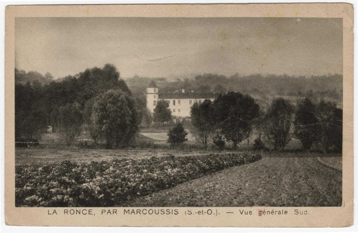 MARCOUSSIS. - La Ronce, vue générale [1939, sépia]. 