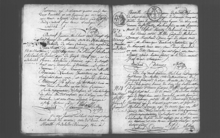 RIS-ORANGIS. Naissances, mariages, décès : registre d'état civil (1827-1837). 