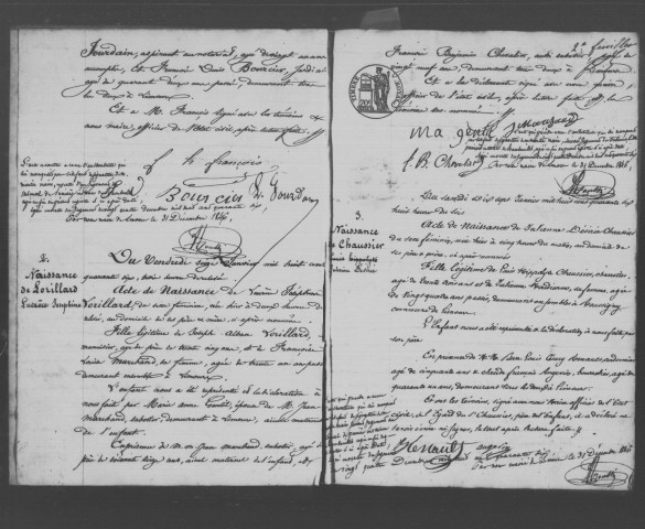 LIMOURS-EN-HUREPOIX. Naissances, mariages, décès : registre d'état civil (1846-1850). 