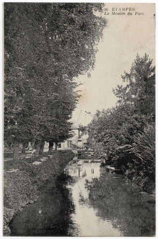 ETAMPES. - Le moulin du Port [Editeur ND, 1926, timbre à 10 centimes]. 