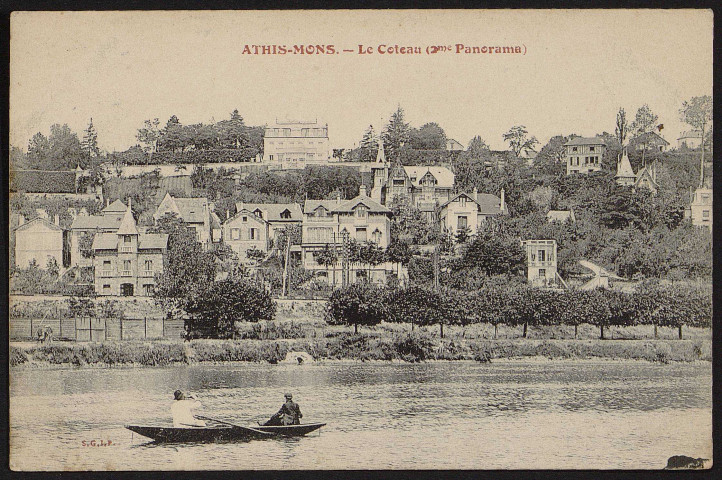 Athis-Mons.- Le coteau (2e panorama) (25 avril 1908) 