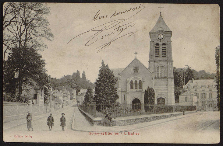 SOISY-SUR-SEINE.- SOISY-SOUS-ETIOLLES.- L'église [1907-1920].