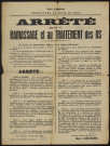 Seine-et-Oise [Département]. - Arrêté préfectoral portant sur le ramassage et le traitement des os, 27 novembre 1941. 