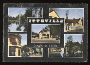 ITTEVILLE. - Domaine de l'Epine. Edition d'art Guy, 1961, 1 timbre à 30 centimes, couleur. 