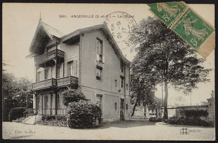 Angerville.- Le chalet, maison bourgeoise (21 septembre 1917). 