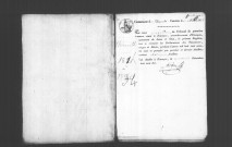 THIONVILLE. Naissances, mariages, décès : registre d'état civil (1811-1834). 