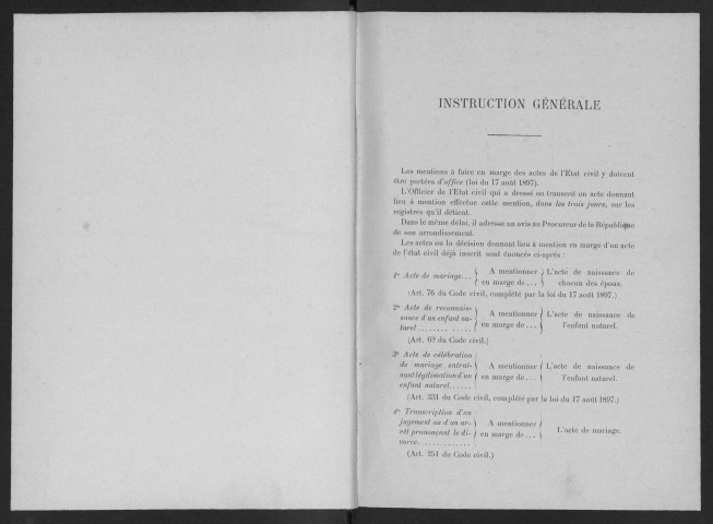 ETAMPES.- Naissances : registre d'état civil. 