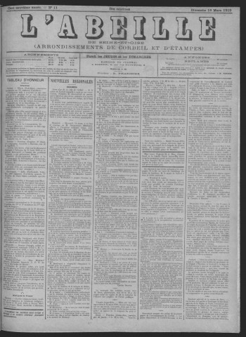 n° 11 (16 mars 1919)