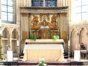 ensemble du chœur : autel, retable et tabernacle (maître autel)