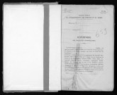 Conservation des hypothèques de CORBEIL. - Répertoire des formalités hypothécaires, volume n° 659 : A-Z (registre ouvert vers 1947). 