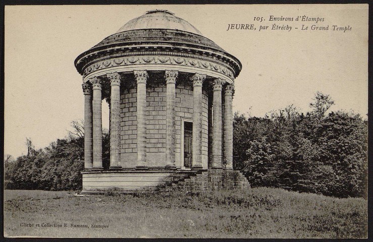 MORIGNY-CHAMPIGNY.- Jeurre : Le grand temple [1920-1930].