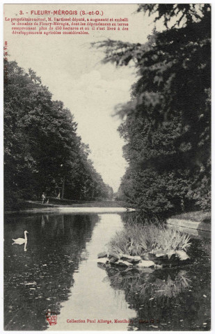 FLEURY-MEROGIS. - Le domaine de Fleury. Edition Seine-et-Oise artistique et pittoresque, collection Paul Allorge. 