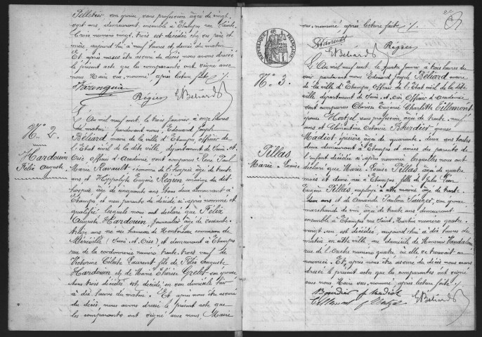 ETAMPES.- Décès : registre d'état civil (1900). 