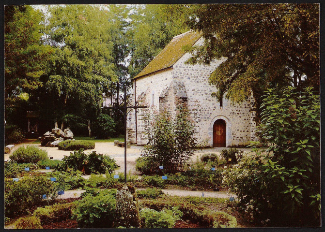 MILLY-LA-FORET.- Le jardin des simples à la chapelle Saint-Blaise des simples , sans date.
