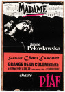 Madame Anne Pekoslawaska chante Piaf.