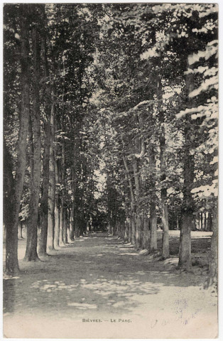 BIEVRES. - Le parc, Bréger, 1905, 5 c, ad. 
