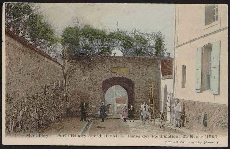 Montlhéry.- Porte Baudry, dite de Linas. (1904-1905). 