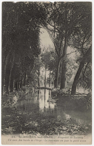 LONGPONT-SUR-ORGE. - Lormoy château. Un coin des bords de l'Orge. Editeur Mur. 