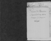 PALAISEAU. Paroisse Saint-Martin : Baptêmes : registre paroissial (1645-1648); baptêmes, mariages, sépultures : registre paroissial (1679-1694). [Lacunes : B.M.S. (1691)]. 