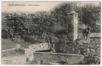 CHALOU-MOULINEUX. - Fontaine Sainte-Apolline, Gachons (des), 1913, 15 lignes, 2X5 c, ad. 