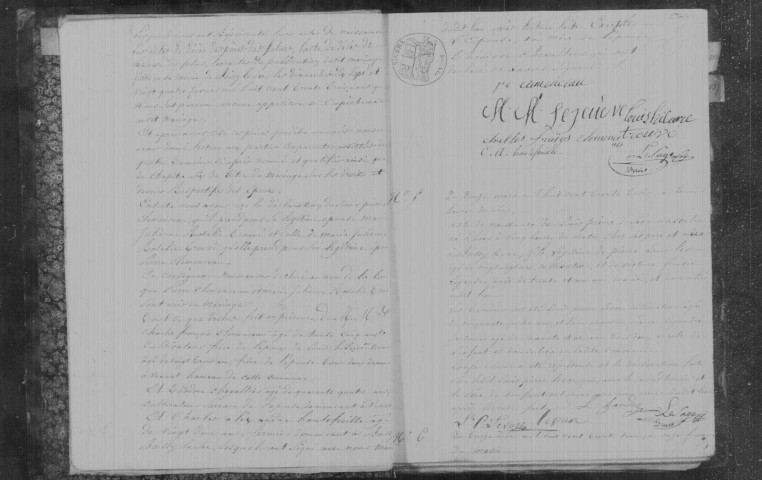 BOISSY-LE-SEC. Naissances, mariages, décès : registre d'état civil (1833-1860). 