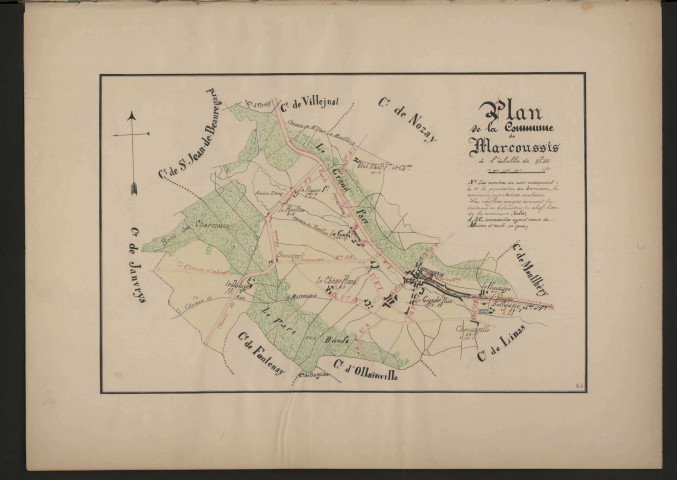 MARCOUSSIS. - Monographie communale [1899] : 11 bandes, 51 vues. 
