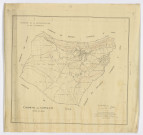 Plan topographique de VAUHALLAN dressé et dessiné par M. LEPAGE, ingénieur, vérifié par M. LENTERNIER, ingénieur-divisionnaire, 1947. Ech. 1/5 000. N et B. Dim. 0,71 x 0,75. 