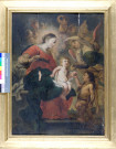 tableau : la Vierge à l'Enfant et saint Jean-Baptiste