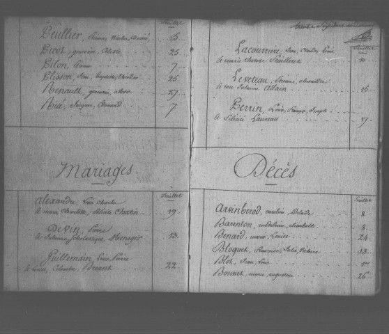 LIMOURS-EN-HUREPOIX. Naissances, mariages, décès : registre d'état civil (1809-1813). 