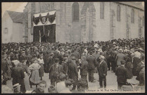 SAINT-GERMAIN-LES-CORBEIL.- Obsèques de M. Paul Darblay (3 septembre 1908).