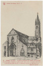 CORBEIL-ESSONNES. - Corbeil. Portail et clocher de l'église Notre-Dame (d'après gravure de Depaulis, Paul Allorge. 