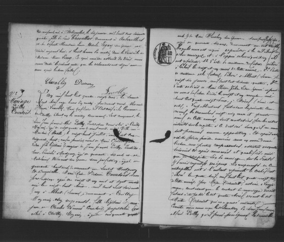 CHILLY-MAZARIN. Naissances, mariages, décès : registre d'état civil (1883-1896). 