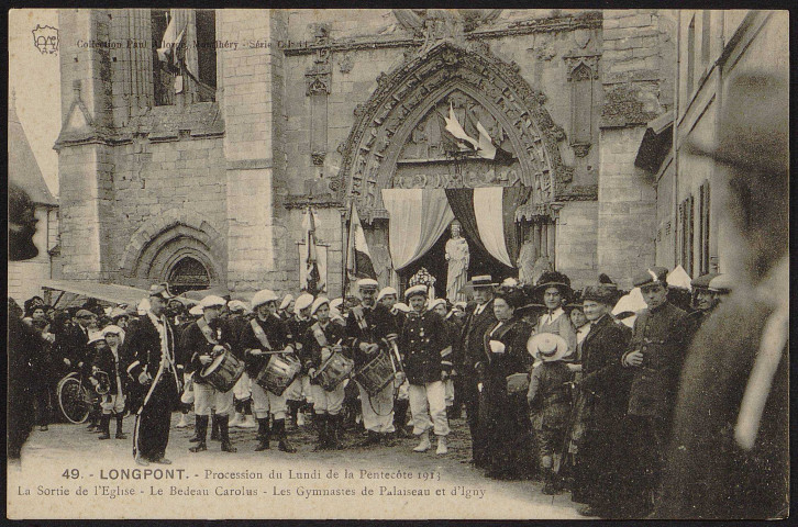 LONGPONT-SUR-ORGE. - Procession du lundi de la Pentecôte, 1913.