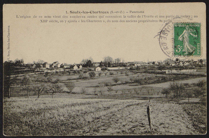 SAULX-LES-CHARTREUX .- Panorama [1907-1920]. 