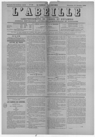 n° 86 (28 octobre 1888)