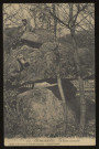 CHAMARANDE. - La roche tournante. Cliché et collection E. Rameau, Etampes, 1913, 1 timbre à 5 centimes, 7 lignes. 