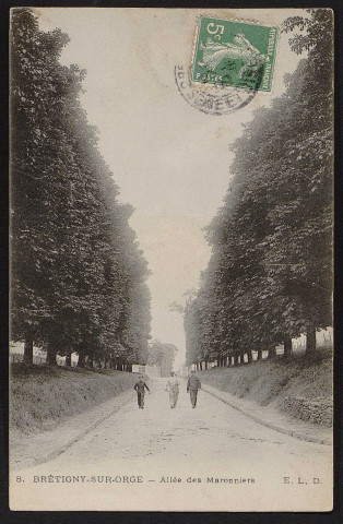 Brétigny-sur-Orge.- Allées des marronniers. 