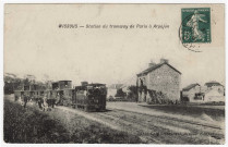 WISSOUS. - Station du tramway de Paris à Arpajon. (Editeur Arnoult, 1 timbre à 5 centimes) 