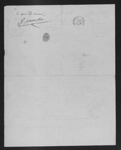 JUVISY-SUR-ORGE. - Décès : registre d'état civil. 