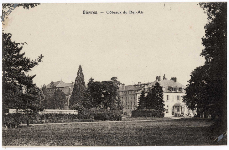 BIEVRES. - Côteaux du Bel-Air, David, sépia. 