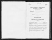 Conservation des hypothèques de CORBEIL. - Répertoire des formalités hypothécaires, volume n° 568 : A-Z (registre ouvert vers 1930). 