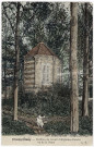 DRAVEIL. - Champrosay. Pavillon de travail d'Alphonse Daudet. AT, 6 lignes, 10 c, ad., coloriée. 