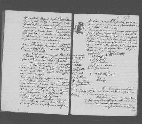 ANGERVILLE. Mariages : registre d'état civil (1876-1882). 