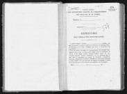 Conservation des hypothèques de CORBEIL. - Répertoire des formalités hypothécaires, volume n° 527 : A-Z (registre ouvert vers 1920). 