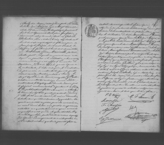 CORBEIL. Mariages : registre d'état civil (1870). 