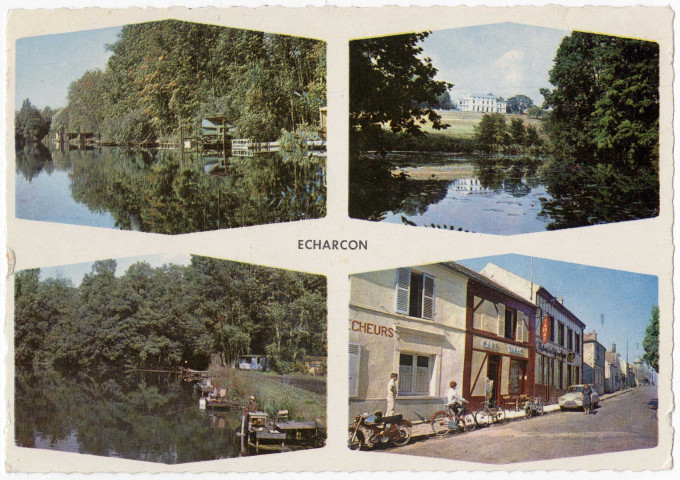 ECHARCON. - Divers aspects de la localité. Raymon (1970), 3 lignes, 40 c, ad., couleur. 