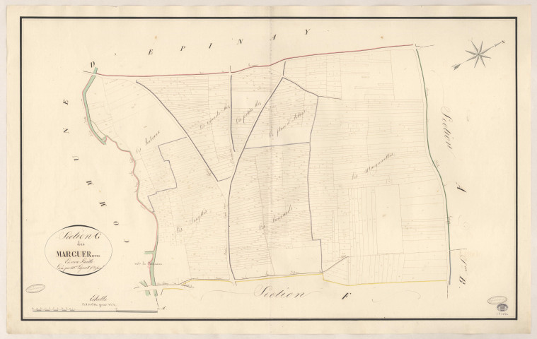 SAVIGNY-SUR-ORGE. - Section G : Marguerites (les). 