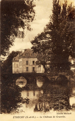 Etrechy. - Le château de Gravelle [1920-1930].